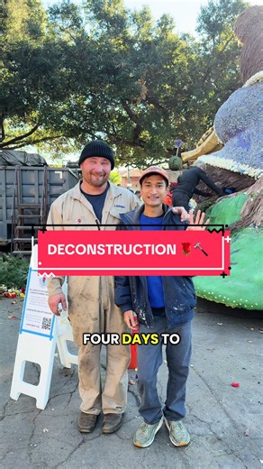 Rose Parade Float Deconstruction: Day 1 Highlights