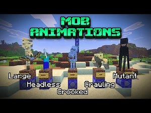 Custom Mob Animations! Minecraft Bedrock Tutorial