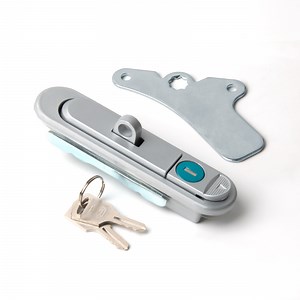 [Hot Item] Distribution Box Cabinet Door Lock Flat Lock (Aluminum Zinc Alloy)