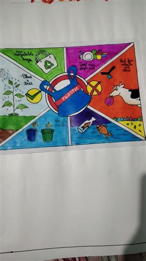 I draw drawing on pollution