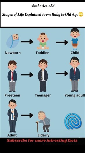 Stages of Life Explained ➡️ From Baby to Old Age #batidao