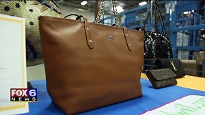 Watch how Goodwill’s high tech scanner can spot counterfeit purses instantly