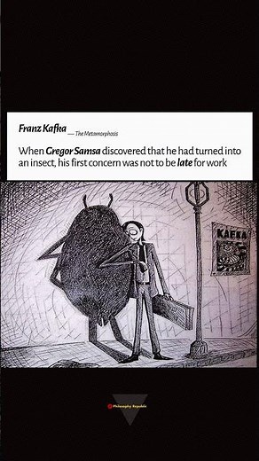 Franz Kafka The Metamorphosis #kafka #shorts