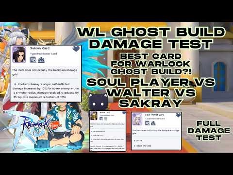 2026 ROMC – BEST CARD FOR WARLOCK GHOST BUILD?! Soul Player vs Walter vs Sakray FULL DAMAGE TEST