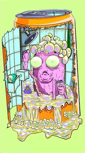 Warning: Alien Bath Water may cause intergalactic burps. 🚀 #AlienBathWater #BlipSoda