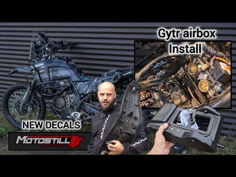 Tenere 700 GYTR air box and NEW Decals // Tenere 700 world raid