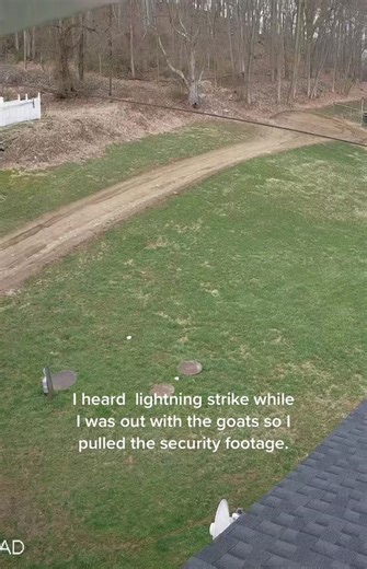 That was scary! I felt that! #storm #lightening