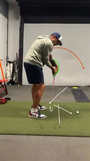 Martin Chuck on Instagram: "Sometimes you just have to exaggerate to an extreme to make the tiniest of changes. This is a reply video to one of my online submittals from a former Golf Camper. #exageration #golf #golfer #practice #drills #slow #tourstriker"