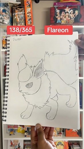 Drawing Flareon #drawing #pokemon #flareon #brentfaiyaz #drake #pharrellwilliams #pokemonart #draw