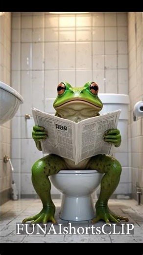 Toilet Explosion Showdown! 🚽💥 Cat & Frog Caught in Slow‑Mo Bathroom Chaos