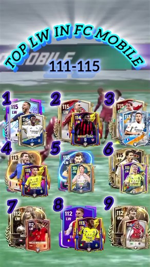 #creatorsearchinsights #fcmobile TOP LW | fc mobile