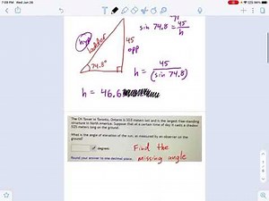 SM3.11.20 - Right Triangle Applications