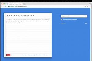 Dictation, la magia del reconocimiento de voz para escribir documentos desde Chrome en casi cualquier idioma