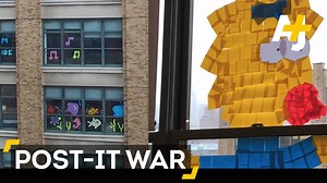 546K views · 7.8K reactions | A drone's-eye view of the Post-It war to end all Post-It wars. No casualties. Yet. | AJ+ | Facebook