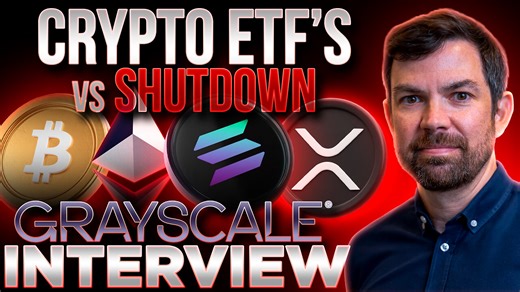 Crypto ETFs Launching... Even With Government SHUT DOWN?! 🤯 Grayscale INTERVIEW