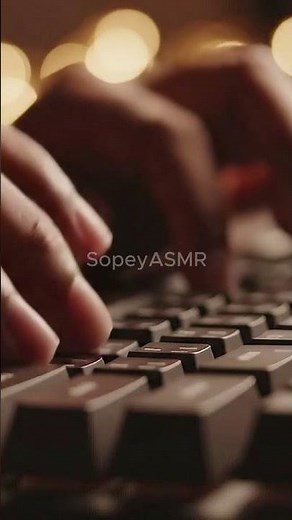 Relaxing Keyboard ASMR – Soft Typing Sounds for Sleep & Focus