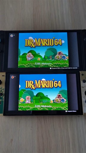 Dr Mario 64- Nintendo Switch 2 vs Switch OLED Speed Comparison