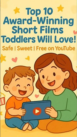 10 Must-Watch Animated Short Films for Toddlers #shorts #youtube
