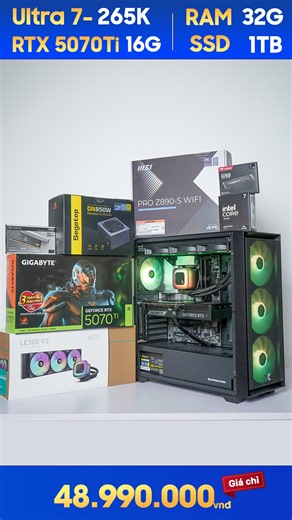 2.4K reactions · 110 comments |  PC ĐỒ HỌA CAO CẤP CORE ULTRA 7 265K...