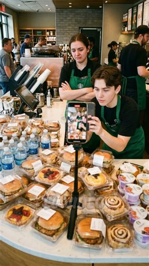 Starbucks employee reports food waste at the coffee shop