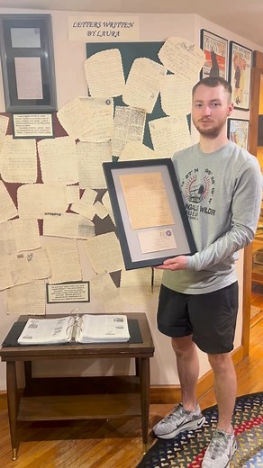 Monday Museum Moment: Laura's letters 💌 | Laura Ingalls Wilder Museum in Walnut Grove, MN
