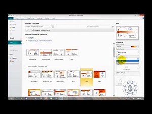 How to create a Business Card in Microsoft Publisher 2010
