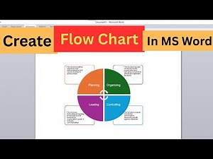How To Create Flowchart In Microsoft Word