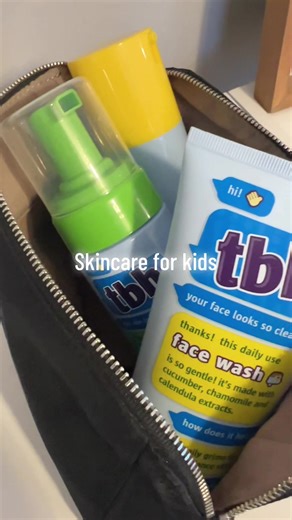 Skincare for kids 💜 featuring our new product 🤗👀 #tbh #tbhkids #goodhabitsstartearly #kidsskincare #skincare #skincareroutine #skincaretips #skincarefor8to9years #skincarefortweens