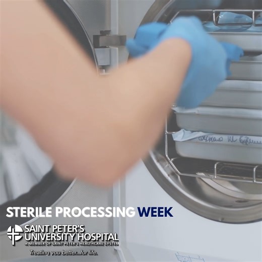 20 reactions | During Sterile Processing Week, we celebrate sterile processing professionals for the critical role they play in patient safety by ensuring that every instrument is clean, sterile, and ready for use. Their hard work makes all the difference! | Saint Peter's University Hospital | Facebook