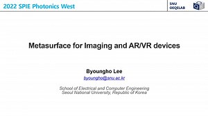 Metasurface for AR/VR【FDTD超透镜仿真工作室】