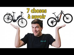 Vélos 🚴‍♂️⚡️ électriques: 7 CHOSES à savoir AVANT d'acheter!