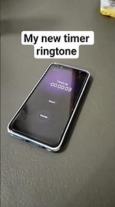 My new timer ringtone #samsung