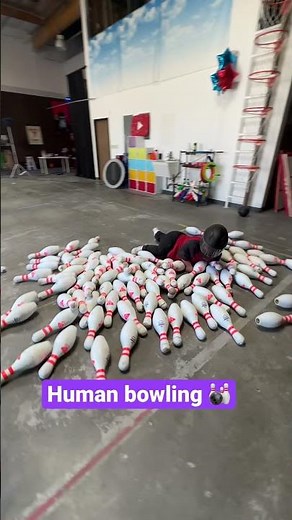 100 pin bowling strike 🎳