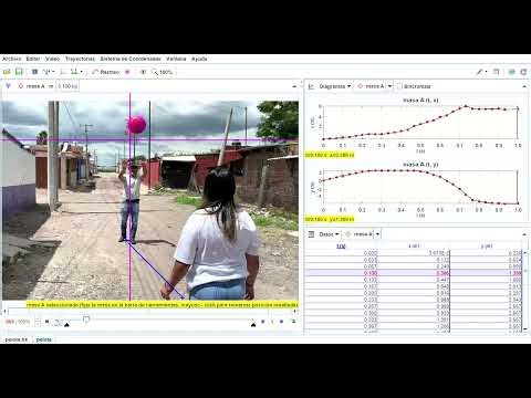 Video de trayectoria con software Tracker