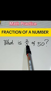 Math practice ; Fraction of a number ‼️ | Mathtuto