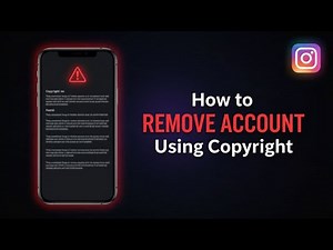 How to Ban Instagram Account Using Copyright Form | 100% working Method | By TEAM AWE