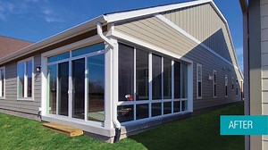 7.6K views · 37 reactions | Imagine a space where the outdoors meets the comfort of your home. With a custom sunroom from Patio Enclosures, you can enjoy natural light and stunning views all year-round. Whether for relaxation or entertainment, this addition transforms your home into a sanctuary. Ready to create your sunlit oasis? Send us a message to get started! #SunroomLiving #PatioEnclosures #HomeExpansion #BringTheOutdoorsIn #DreamHomeUpgrade | Patio Enclosures | Facebook