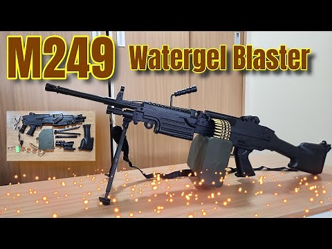 M249 Saw Gel Blaster Light Machine Gun | #toyguncollection