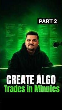 Built an Algo Trading Strategy with AI Prompts in Minutes 🤯 | No Coding Required