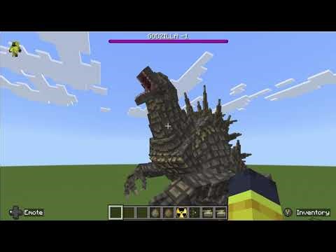 Godzilla Minus One Minecraft bedrock edition mod