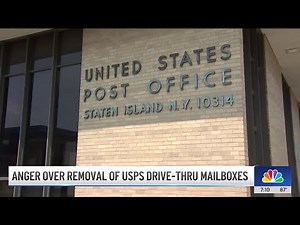 Anger over removal of USPS drive-thru mailboxes | NBC New York