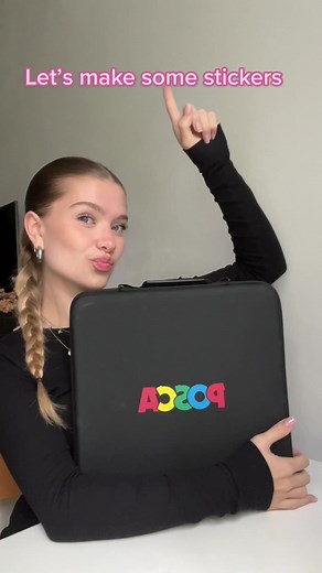 Creative DIY Sticker Doodle Set with Posca Pens