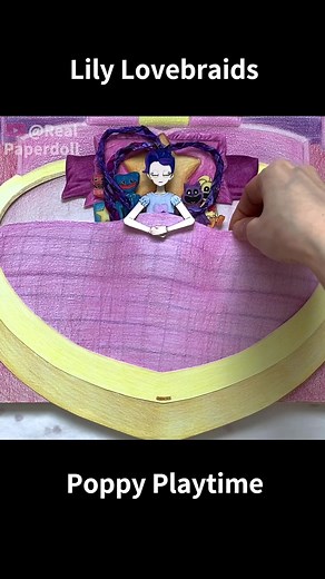 Lily Love Braids Paper Doll | Poppy Playtime Craft