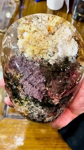 13K views · 822 reactions | So beautiful four season garden quartz | Appreciation of Rough Crystal | Facebook