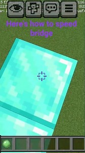 Here's how to Speed bridge #minecraft