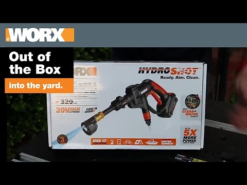 WORX Hydroshot | Out of the Box: Into the Yard