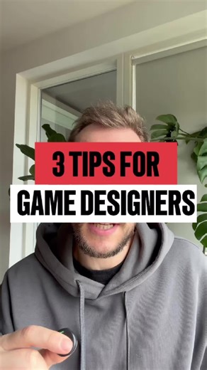 3 tips I always recommend for game designers. Finish small projects. Learn how to explain your design decisions. Break down real games and understand their systems. Studios don’t hire ideas. They hire people who can think clearly, ship work, and explain why things exist. If you’re trying to break into game design, start here. #gamedesigner #gamedesign #gamedev #gamedeveloper #gameindustryguide