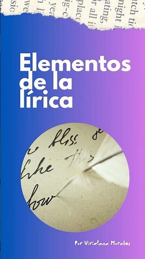 Lírica | Elementos de la lírica | Género lírico #literatura #bachillerato