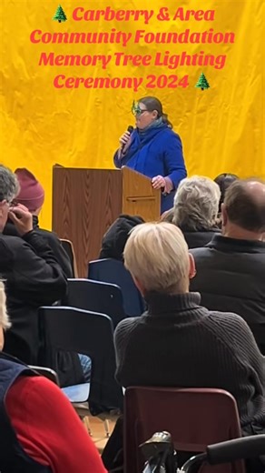 As we prepare for tonight’s ceremony, here is a throwback video - some highlights of the 2024 Memory Tree of Lights Ceremony 🌲 | Carberry and Area Community Foundation