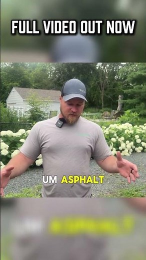 How To Remove Old Asphalt!
